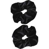 Inci Accessories Trendyıldızı 2 ' Li Kadife Siyah Lastik Toka
