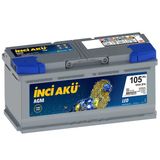 İnci AGM Leo 12 V 105 Ah Start Stop Akü