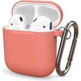 İnci Airpods 1. ve 2. Jenerasyon Uyumlu Premium Seri Silikon Kılıf - Pembe