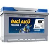 İnci Akü 12 Volt 60 Amper Akü- 12V 60 Ah Aku - Eski Akü İadesiz