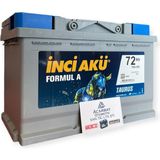 İnci Akü 2024 12 V 72 Amper 700 A EN Akü