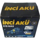 İnci Akü Inci 12V 65 Ah Efb (Alçak) Otomobil ve Hafif Ticari Start-Stop Efb Pantera