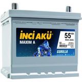 İnci Akü Maxim A 12 V 55 Ah 500 cca Akü