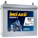 İnci Akü Maxim A 12 V 55 Ah Gorilla Akü