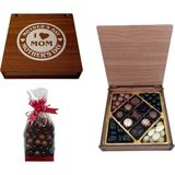 İnci Çikolata Mother's Day Chocolate & Draje (Wooden Gift Box)