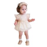 İNCİ DETAYLI DANTEL ABİYE KIZ BEBEK ÖZEL GÜN DOĞUM GÜNÜ ELBİSESİ