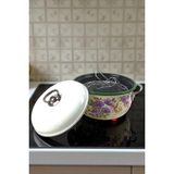 İnci Emaye 22 No 3l Emaye Tencere&fritöz, Servis, Yemek Kamp, Piknik, Çeyiz - Yeşil - 22 cm