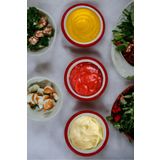 İnci Emaye 3 Parça 10Cm Emaye Konik Tabak Set , Kahvaltı Tabağı, Reçellik, Zeytin, Peynir Tabağı, Çeyiz, Hediye