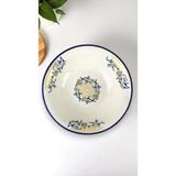 İnci Emaye 32 cm 3.5litre Emaye Leğen Çırpma ve Karıştırma Kabı, Hamur Leğeni. Meyvelik. Çeyiz. Büyük Kase - Lacivert
