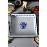 İnci Emaye 34X37 No Emaye Fırın Tepsi Dikdörtgen Tepsi 37 cm - Lacivert