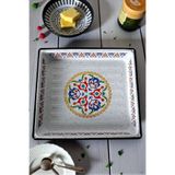 İnci Emaye 34x37 No Emaye Fırın Tepsi Dikdörtgen Tepsi 37 Cm
