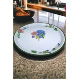 İnci Emaye 60 No Emaye Sini Sofra, Yemek Sunum Tepsi, Yer Sofrası Çinko ~58 Cm 1mm.KALIN ÜRÜN.