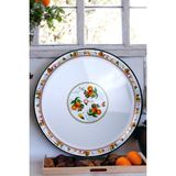 İnci Emaye 70 No Emaye Sini Sofra, Yemek Sunum Tepsi, Yer Sofrası Çinko ~70 cm - Turuncu - Renkli
