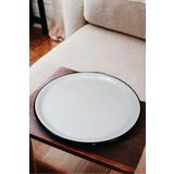 İnci Emaye 70no Emaye Sini Sofra, Yemek Sunum Tepsi, Yer Sofrası Çinko ~68 Cm