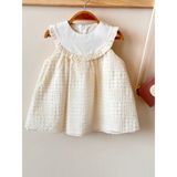 Inci Kız Bebek Elbisesi - Ekru - Krem - 2 Yaş