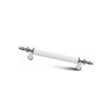 Inci Kombin Lüks Modern Dolap Çekmece Kulpları (2 Adet) 128 Mm Krom Beyaz