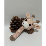 İnci Mode Yenidoğan Sevimli Zürafa Çıngırak Amigurumi Organik Oyuncak Karışık