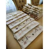 İnci Secret Home El Işi Iğne Oyalı, Rokokolu ve Nakış Işlemeli Baş Havlusu - Ekru - 50 x 90 cm
