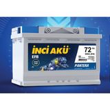 Inci Start Stop Efb Pantera Akü 12 V 72 Ah