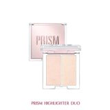 İnci Tanecikli Yoğun Işıltı Sağlayan 2’li Highlighter Clio Prism Highlighter Duo (01 Cream Fizz)