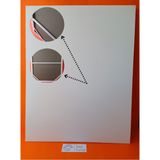 İnci Tuval 100X140 cm Tuval Profesyonel 1.kalite %100 Pamuk 380GR/M2 Ressam Dokulu Astarlı Gergin Arkadan Zımbalı - Beyaz