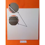 İnci Tuval 120X120 cm Tuval Profesyonel 1.kalite %100 Pamuk 380GR/M2 Ressam Dokulu Astarlı Gergin Arkadan Zımbalı - Beyaz