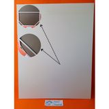 İnci Tuval 120X130 cm Tuval Profesyonel 1.kalite %100 Pamuk 380GR/M2 Ressam Dokulu Astarlı Gergin Arkadan Zımbalı - Beyaz