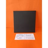 İnci Tuval 30X30 cm Siyah Tuval Profesyonel 1. Kalite Pamuk 380G/M Ressam Dokulu Astarlı Gergin Arkadan Zımbalı