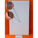 İnci Tuval 50X90 cm Tuval Profesyonel 1.kalite %100 Pamuk 380GR/M2 Ressam Dokulu Astarlı Gergin Arkadan Zımbalı - Beyaz