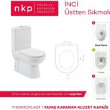 Inci Yavaş Kapanan Klozet Kapağı - Beyaz