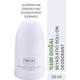 INCIA %100 Doğal Roll On Deodorant Beyazlatıcı Ter Kokusu Önleyici Leke Yapmayan 50 ml