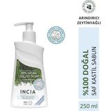 INCIA %100 Doğal Sıvı Kastil Sabunu Arındırıcı Zeytinyağlı 250 ml Vegan Özellikli Temizleyici