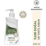 INCIA %100 Doğal Sıvı Kastil Sabunu Yoğun Nemlendirici Zeytinyağlı 250 ml Bitkisel Değerli Yağ İçerir