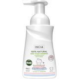 INCIA Doğal Organik Bebek Köpük Şampuanı 200 ml Saç Vücut Lavanta Konak Önleyici Arındırıcı Etki