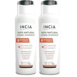INCIA%100 Doğal Saç Dökülmesine Karşı Etkili Şampuan 8 Değerli Bitki Ekstresi Vegan 275 ml (2 paketi)