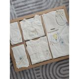 Incibaby Good Baby Premium % 100 Pamuk 10'lu Erkek Bebek Hastane Çıkış Seti - 0 - 3 Ay - Bej