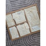 Incibaby Tiny Lace Premium % 100 Pamuk 10'lu Kız Bebek Hastane Çıkış Seti Yeni Sezon - 0 - 3 Ay - Bej