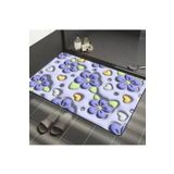 incidesign 3D Desenli Su Emici Kaydırmaz Banyo Lavabo Paspası