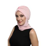 İNCİLİ ATKILI EL İŞİ İNCİ İŞLEMELİ PUDRA HAZIR TÜRBAN TESETTÜR BONE