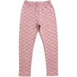 İncili Pembe Kedi Baskılı Penye Kız Çocuk Tayt Lastikli Bel ile Konforlu Kullanım - 7 - 8 Yaş