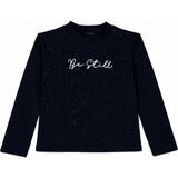 İncili Taşlı Çocuk Sweatshirt - Lacivert - 9 - 10 Yaş