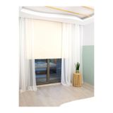 İNCİLİFE Mat Polyester Stor Perde, Alüminyum Kasalı, 145 x 260 cm, Krem İCL1401-62
