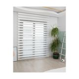 İNCİLİFE Zebra Stor Perde, Alüminyum Kasalı, Beyaz, 145 x 260 cm İCL9000-62