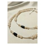 İNCİORA JEWELRY BRİDE LOVE KOLYE GERÇEK İNCİ VE ZÜMRÜT GÜMÜŞ KOLYE Yeşil TYC9B31DBD0CCE48761BB4800