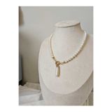 İNCİORA JEWELRY Gemici Kilitli Kişiselleştirilebilir Doğal Gerçek İnci Kolye Barok gemici1