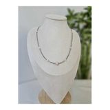 İnciora Jewelry Gerçek Doğal Barok İnci Hematit Taşlı Kolye