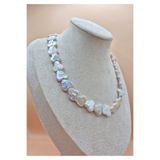 İNCİORA JEWELRY GERÇEK DOĞAL BAROK İNCİ MOUSE PEARLY KOLYE Gri mousepearly