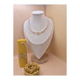 İNCİORA JEWELRY GERÇEK DOĞAL İNCİ BEYAZ 8-9 mm GEMİCİ KİLİTLİ KOLYE 45 cm BEYAZ8-9GEMİCİ