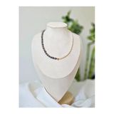 İnciora Jewelry Gerçek Doğal Siyah & Beyaz İnci Kolye