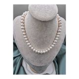 İNCİORA JEWELRY GERÇEK TATLI SU BAROK BEYAZ İNCİ (10-11 mm) KOLYE Gümüş barok1011mm